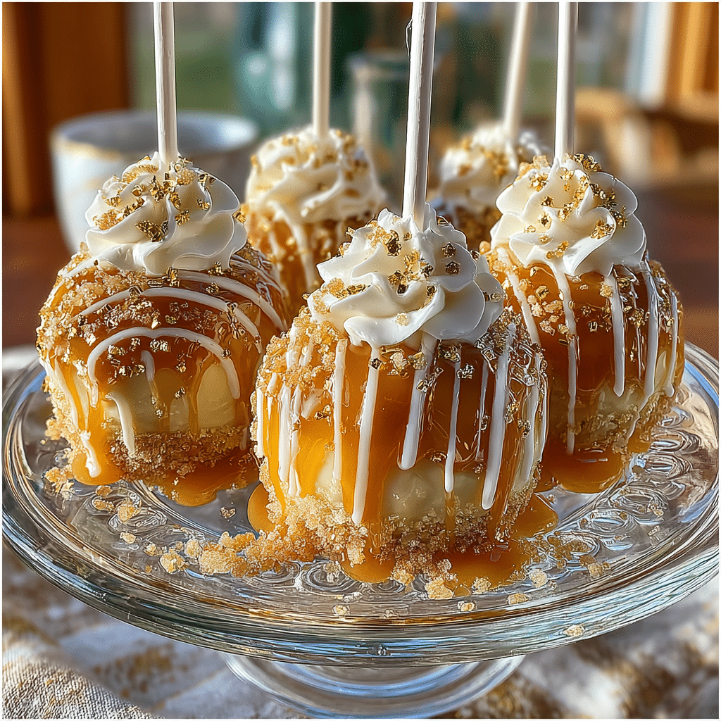 Salted Caramel Pretzel Cheesecake Balls Recipe - Recipe Image