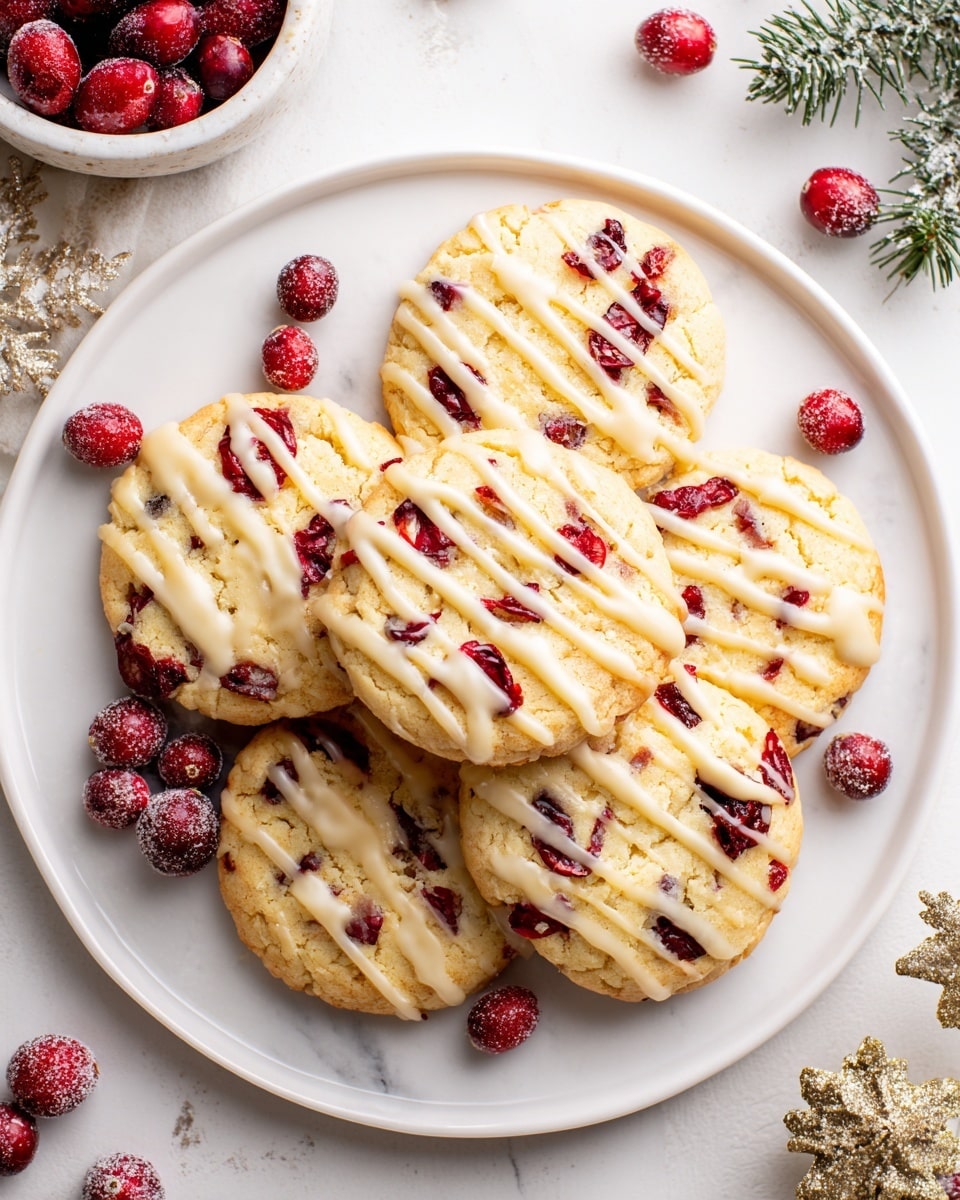 Lemon Cookies with Raspberry Frosting Recipe - Recipe Image
