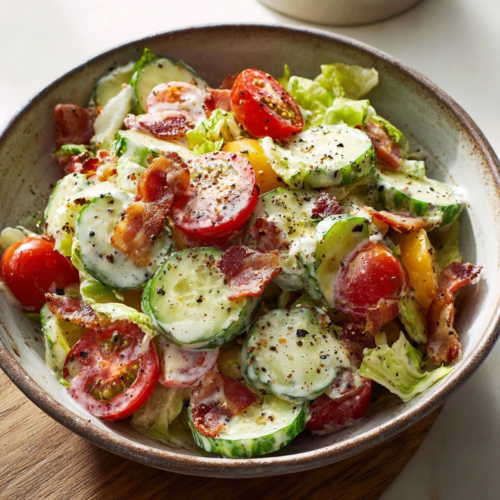 Irresistibly Fresh Low Carb BLT Cottage Cheese Bowl Delight Recipe