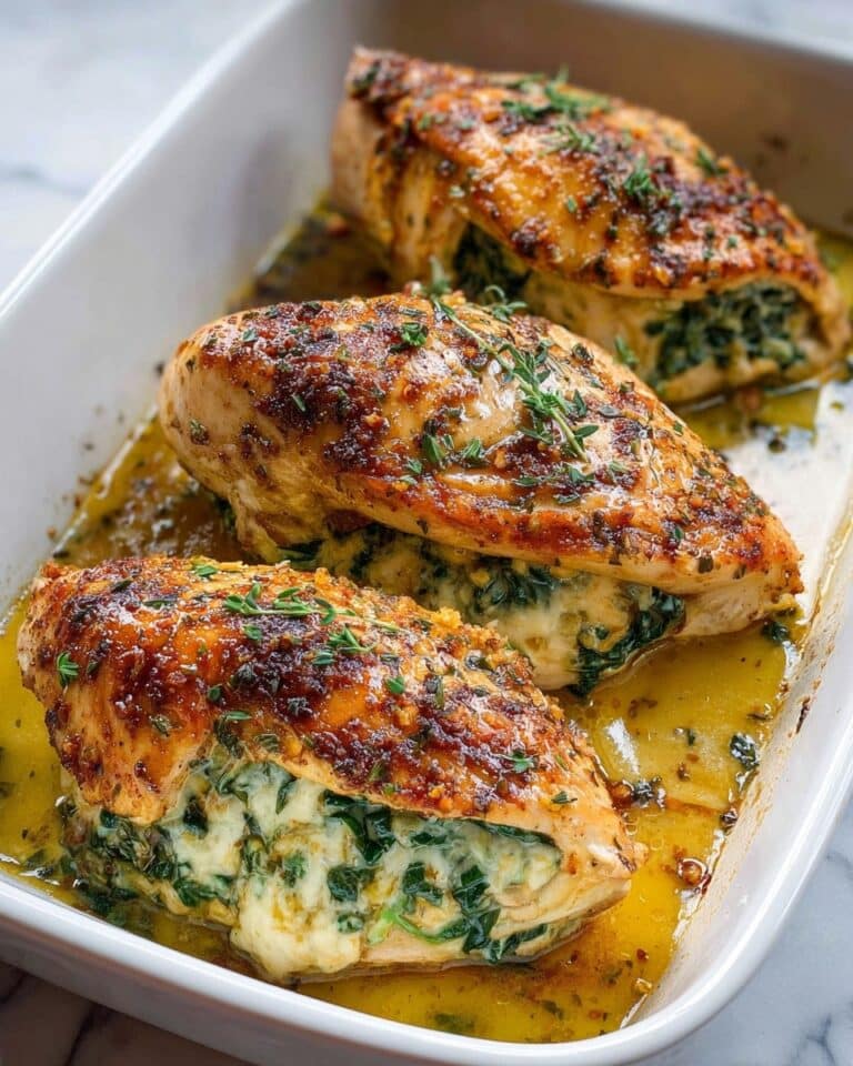 Stuffed Chicken Breasts with Sun-Dried Tomatoes, Feta, and Basil in Creamy Sauce Recipe