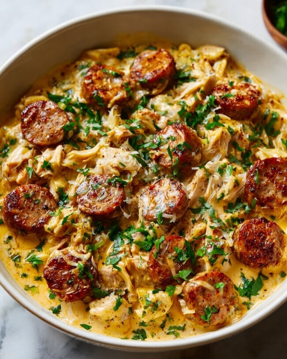 Creamy Chicken Sausage Orzo: A Delicious One-Pot Recipe for Easy Weeknight Dinners Recipe - Recipe Image