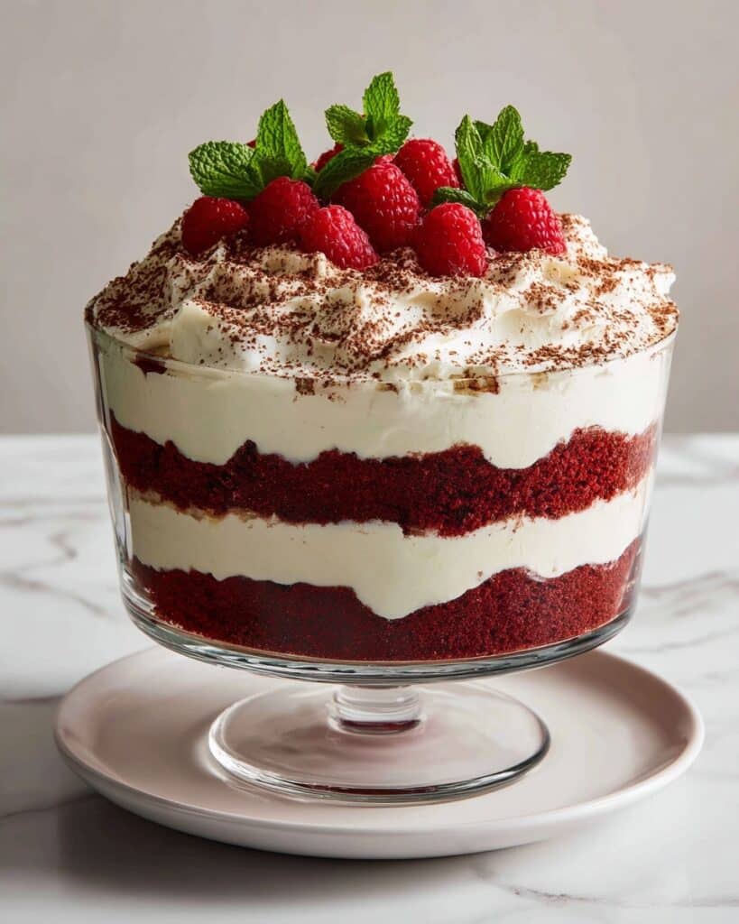 Red Velvet Cheesecake Trifle Recipe