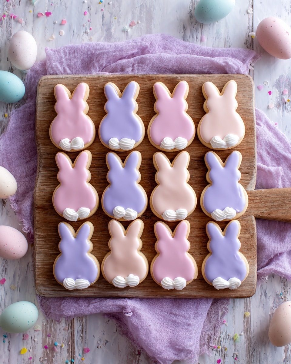 Tasty Fondant Bunny Cookies Recipe - Recipe Image