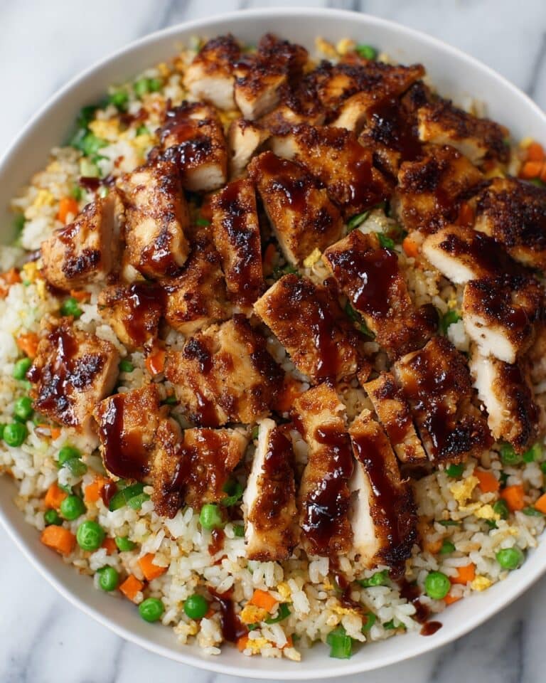 One-Pan Bold Honey BBQ Chicken Rice Recipe