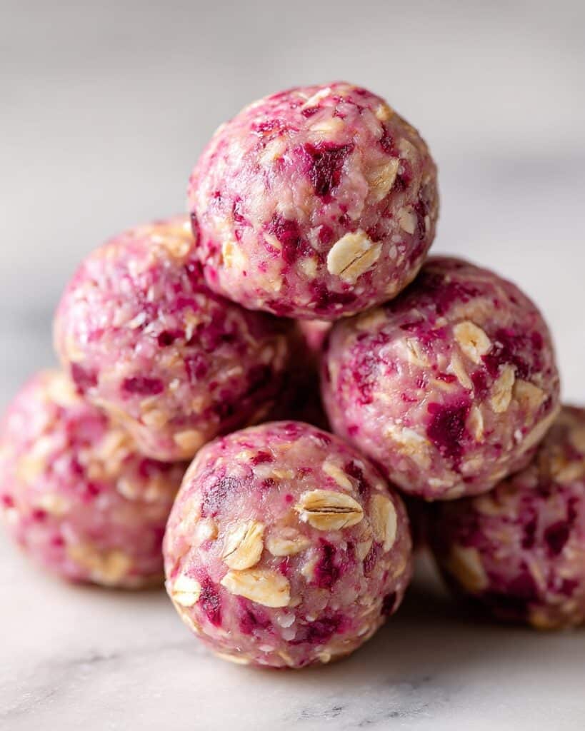 Strawberry Cheesecake Protein Balls Recipe