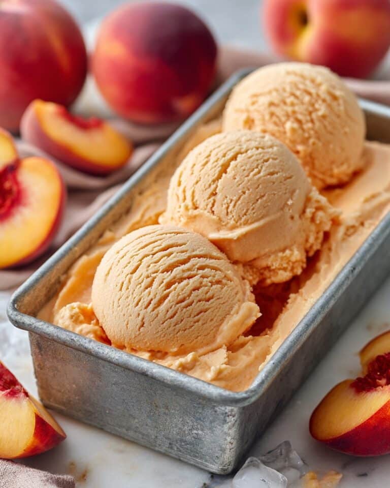 Peaches & Cream Cheese Loaf Recipe