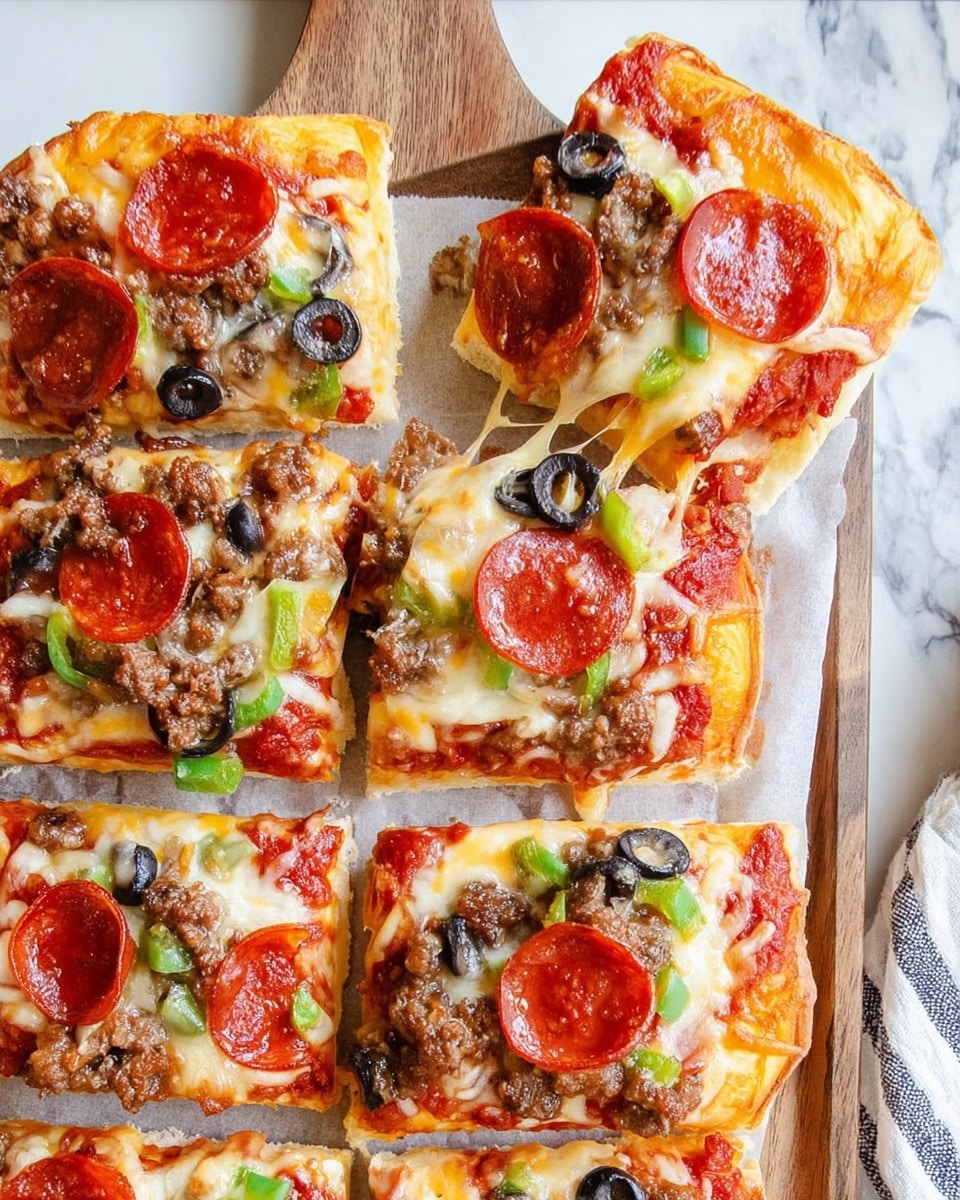 Pull Apart Pizza Recipe - Recipe Image