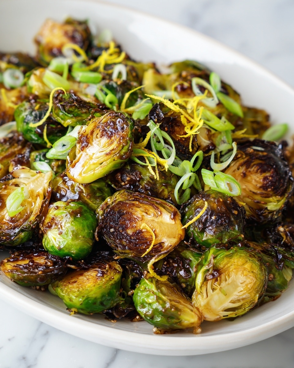 Honey Balsamic Roasted Brussels Sprouts Recipe - Recipe Image