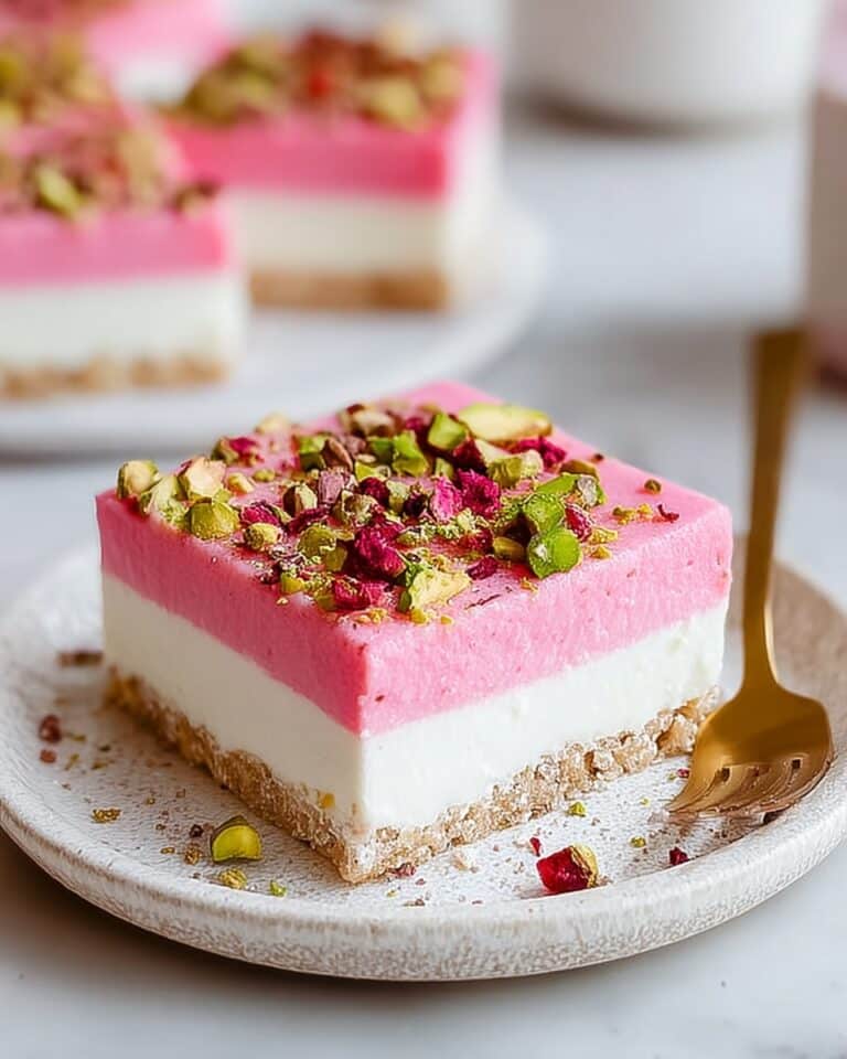 Pistachio Rose Milk Cake Recipe