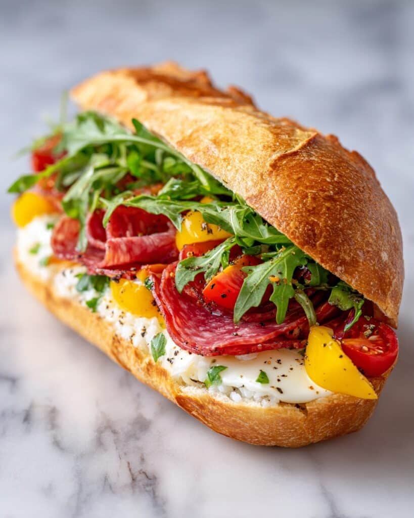 Baked Italian Grinder Sandwiches Recipe