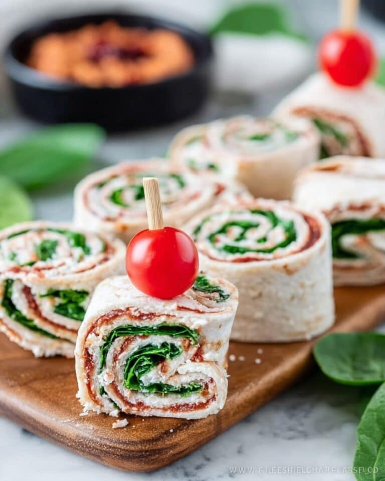 Sun Dried Tomato Wraps with Turkey and Spinach Recipe