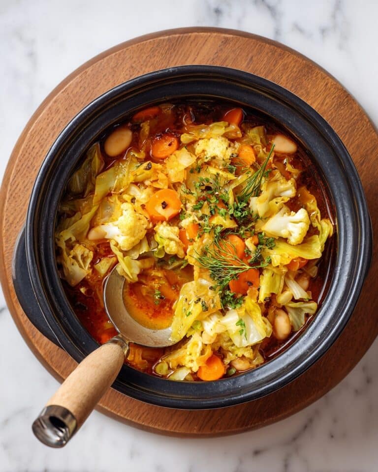 Vegan Cabbage Soup with Fennel, Tomatoes, and Cannellini Beans Recipe