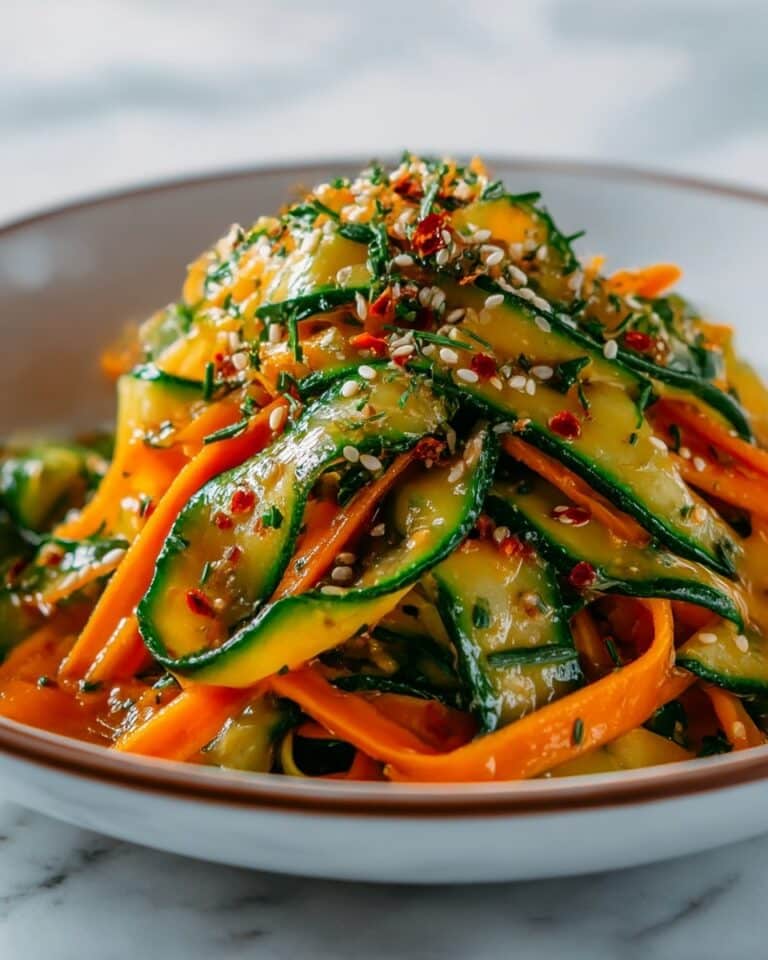 Spicy Gochugaru Cucumber Carrot Salad Recipe