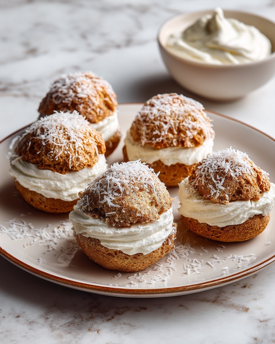 Coconut Cream Buns: Decadent Homemade Delights Recipe - Recipe Image