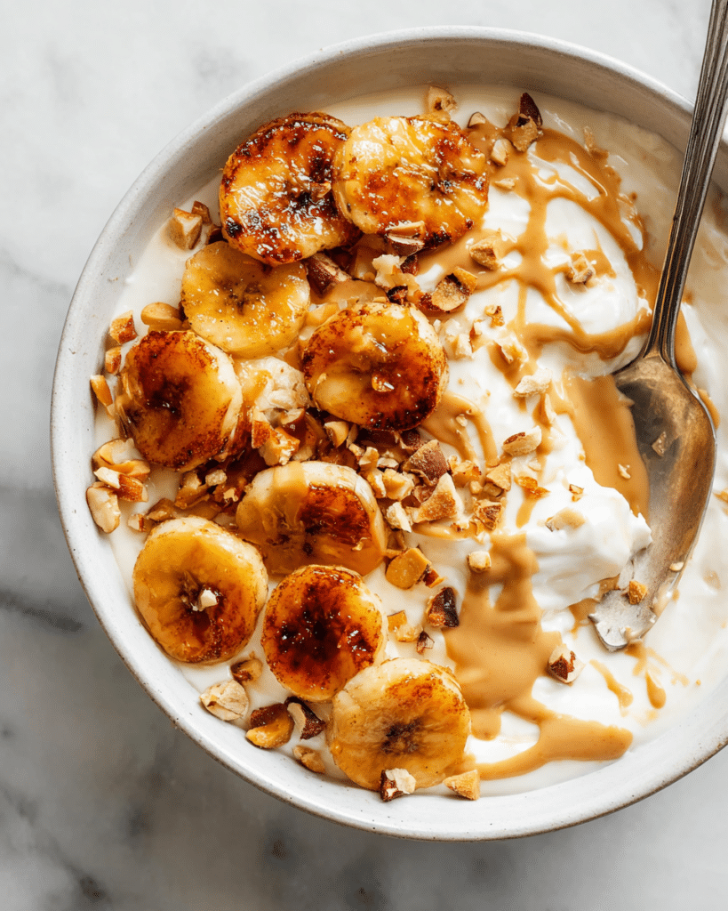Caramelized Banana Yogurt Bowl Recipe