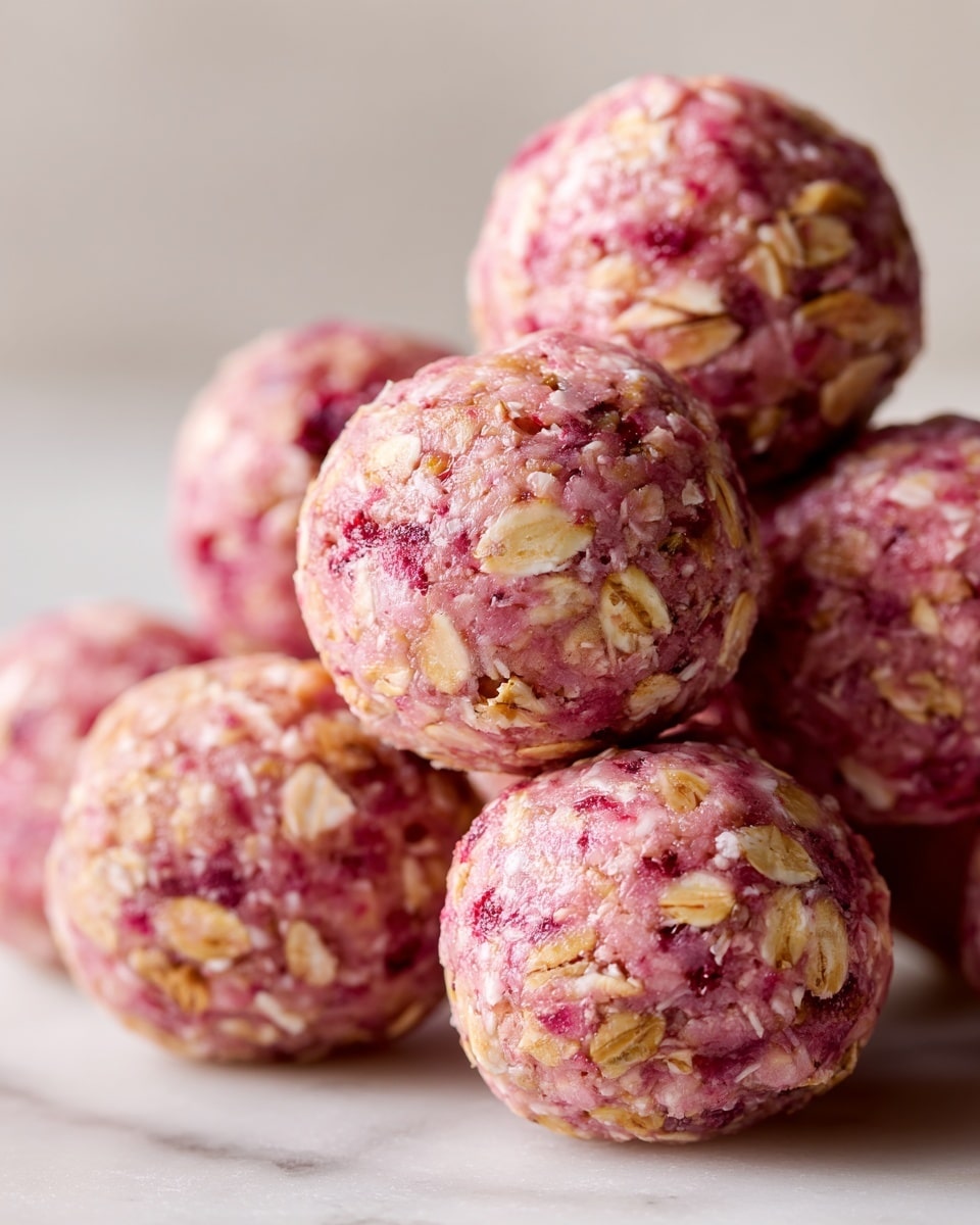 Strawberry Cheesecake Protein Balls Recipe - Recipe Image