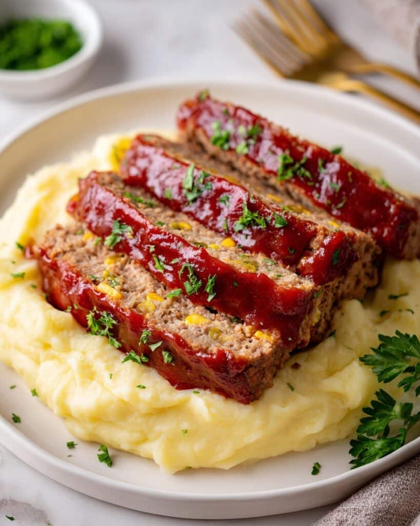 Turkey Meatloaf with Pepper Jack Cheese and Tangy Ketchup Glaze Recipe