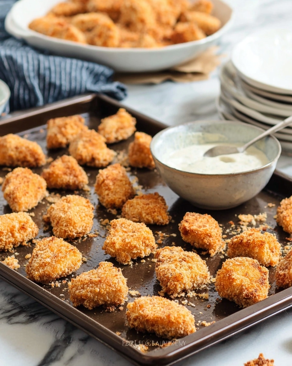 Baked Buffalo Chicken Nuggets Recipe - Recipe Image